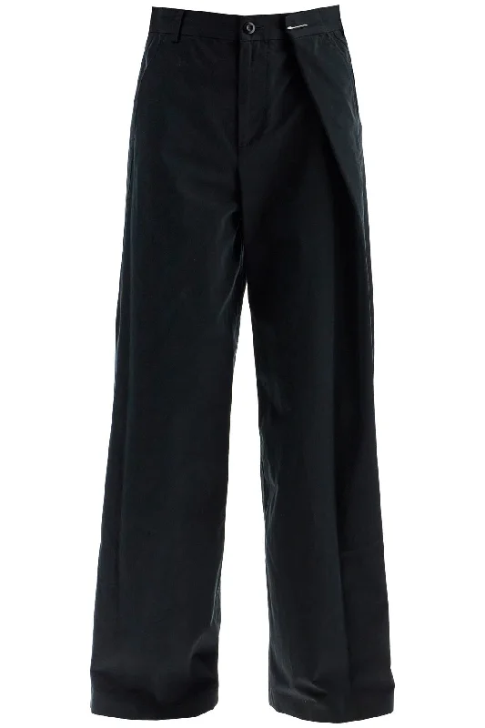 Pants for comfortable vacation wear -Mm6 Maison Margiela Women's Wide-Legged Pants With Pleats