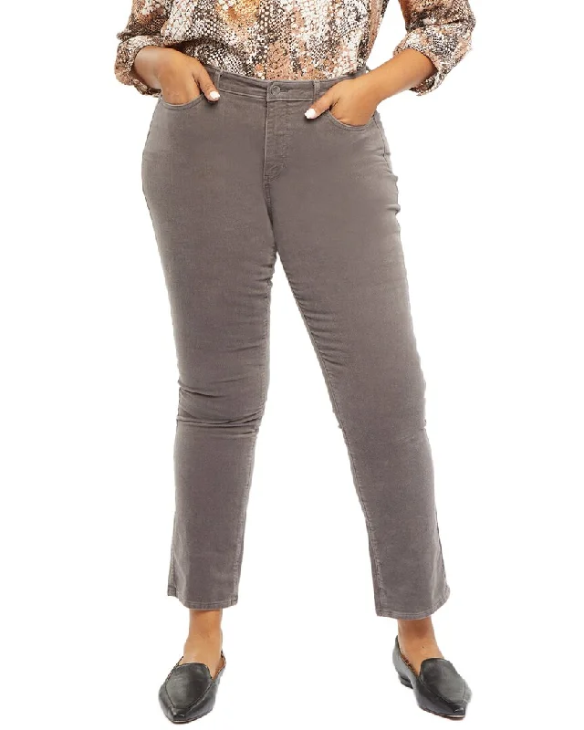 Pants for trendy family gatherings -NYDJ Plus Sheri Volcanic Glass Slim Jean