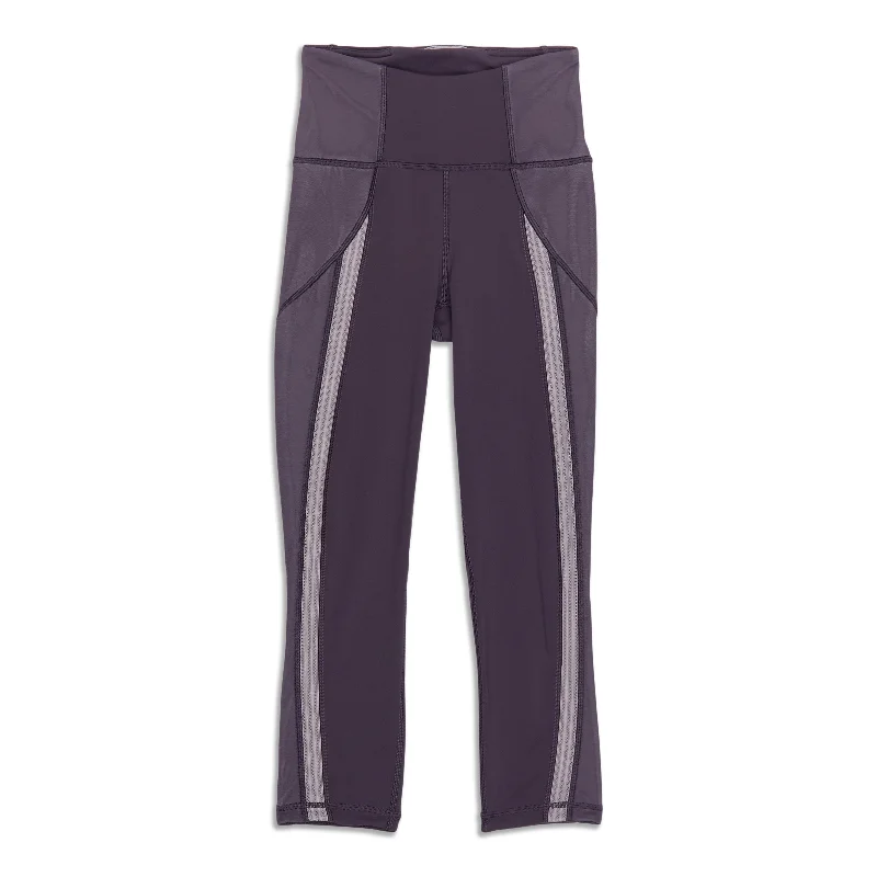 Pants for fashionable dinner gatherings -Power Lines Crop - Resale