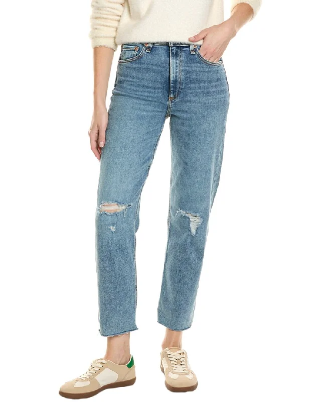 Pants for trendy road trip outfits -rag & bone Nina Bloomfield High-Rise Ankle Cigarette Jean