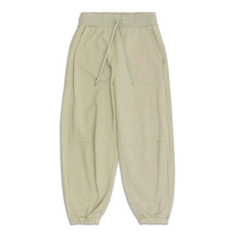 Pants for fashionable dinner gatherings -Relaxed Fit Super-High Rise Full Length Jogger - Resale