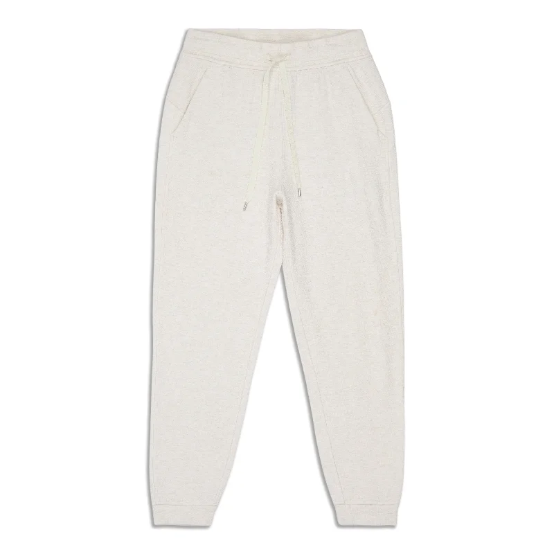 Pants for casual holiday events -Ribbed High-Rise Jogger - Resale