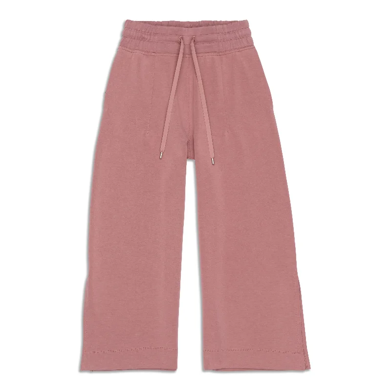 Pants for elegant vacation looks -Soft Ambitions High Rise Crop - Resale