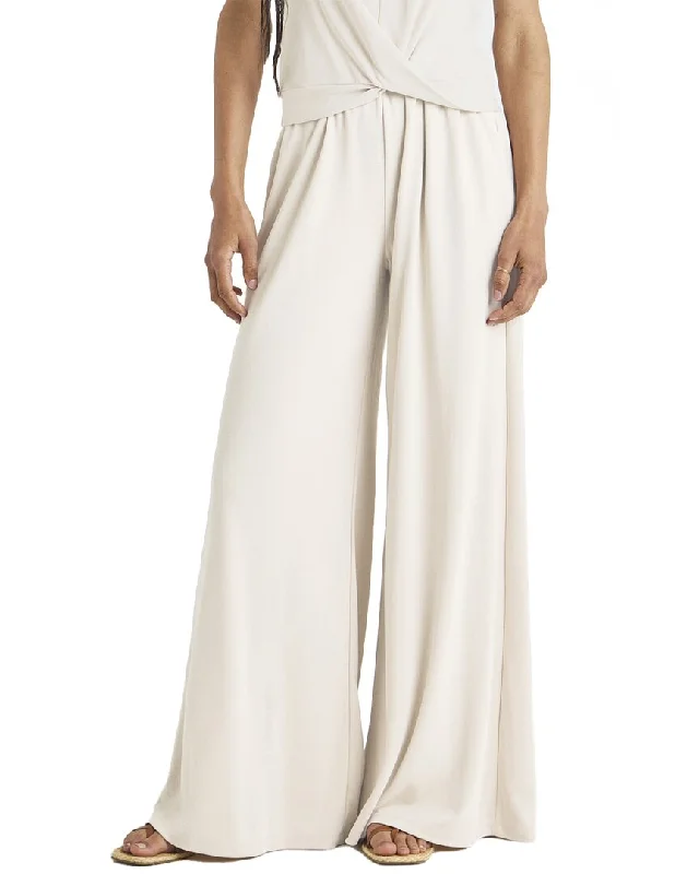 Pants for elegant travel outfits -Splendid Giada Sandwash Palazzo Pant