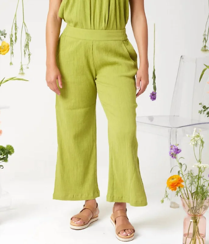 Pants for sporty event outfits -Sterling Pants In Martini Olive