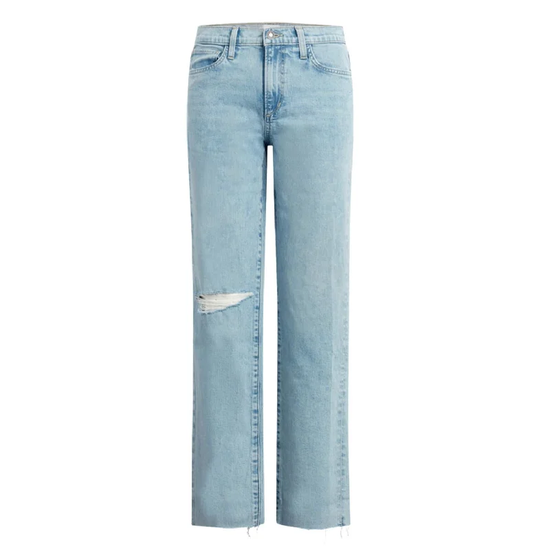 Pants for trendy work casual wear -The Tommy Mid Ride Boyfriend Jeans In Wildwood