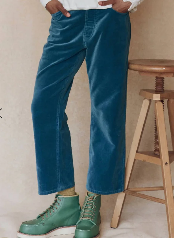 Pants for workwear style -The Velvet Wayne Jean In Blujw