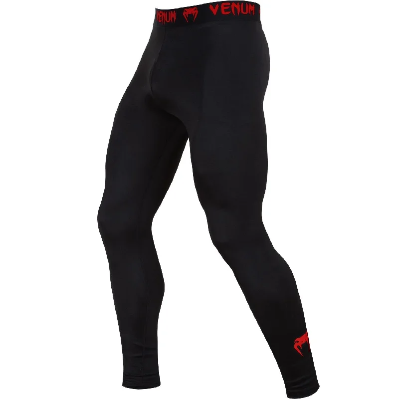 Pants for travel-friendly packing -Venum Contender 2.0 Compression Tights - Black/Red