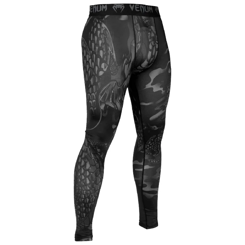 Pants for relaxed evening events -Venum Dragon's Flight Compression Tights - Black/Black