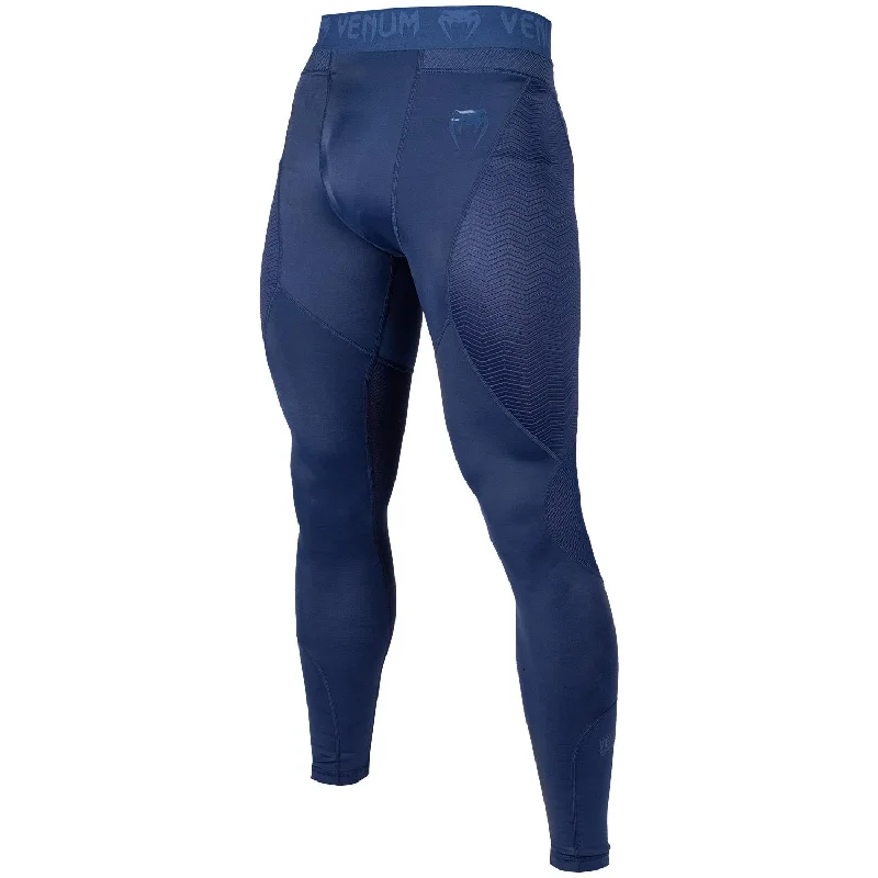 Pants for fitness -Venum G-Fit Compression Tights - Navy