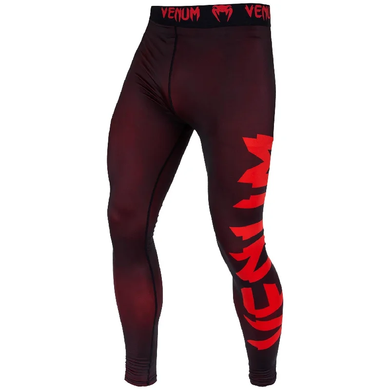 Pants for warm-weather essentials -Venum Giant Compression Tights - Black/Red