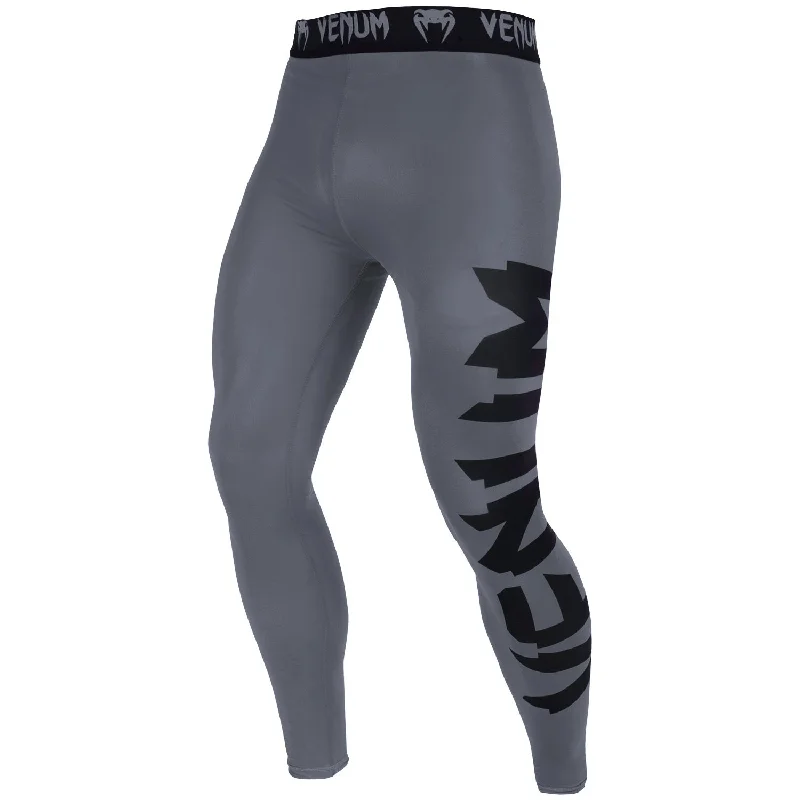 Pants for stylish vacation packing -Venum Giant Compression Tights - Heather Grey