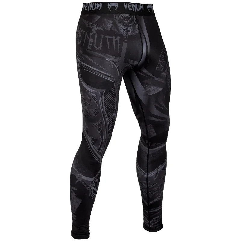 Pants for travel-chic styling -Venum Gladiator 3.0 Compression Tights - Black/Black