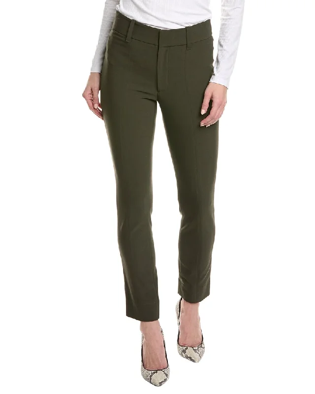 Pants for chic business outfits -Vince High-Waist Cigarette Pant