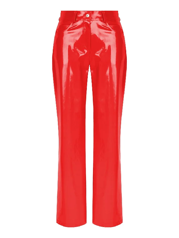 Pants for summer -Wide Leg Pleather Pants