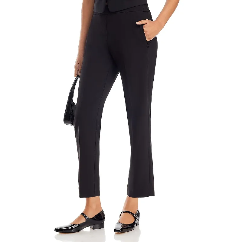 Pants for fall travel -Womens Stretch Work Wear Straight Leg Pants