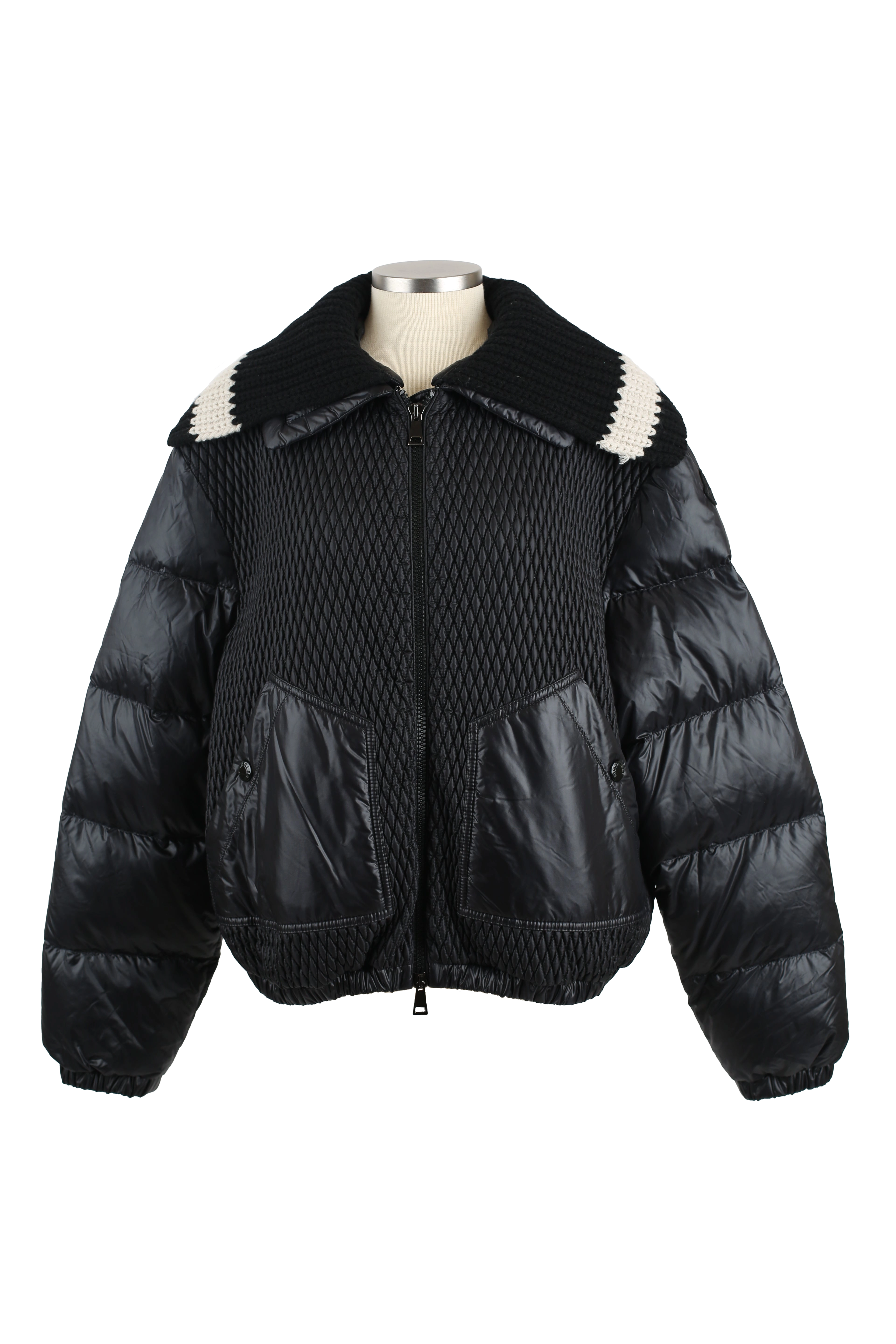 Jacket for chilly evenings -Arpont Diamond Quilted Down Jacket