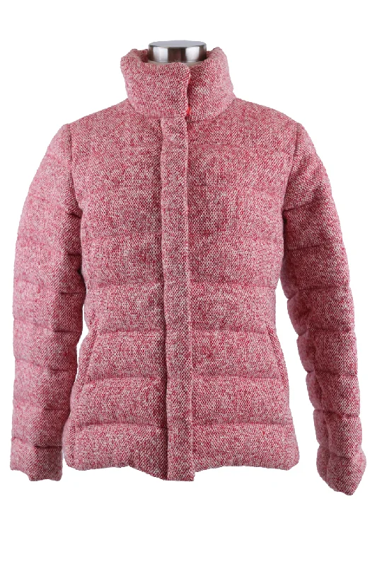 Jacket for easy everyday wear -Cardere Tweed Quilted Down Puffer Jacket