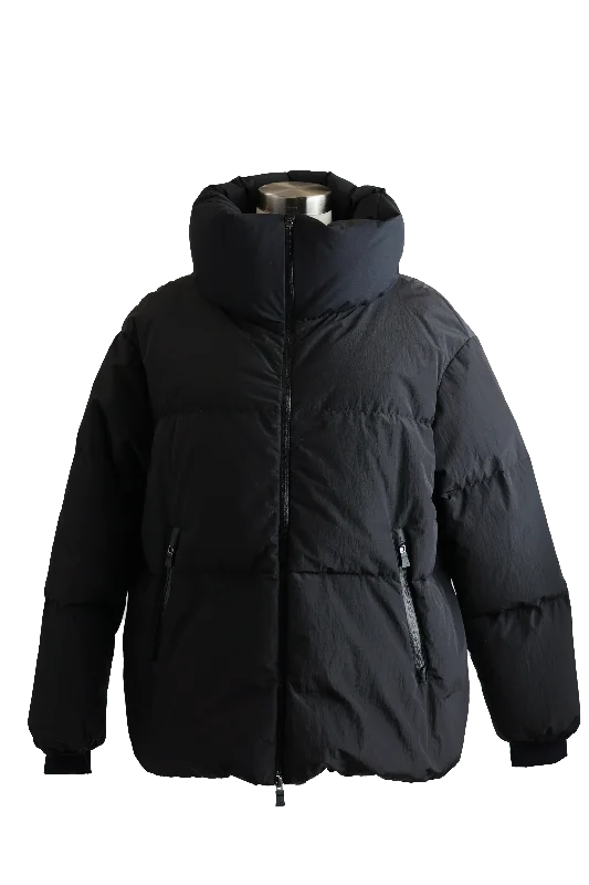 Jacket for sleek urban look -Quilted Down Puffer Jacket